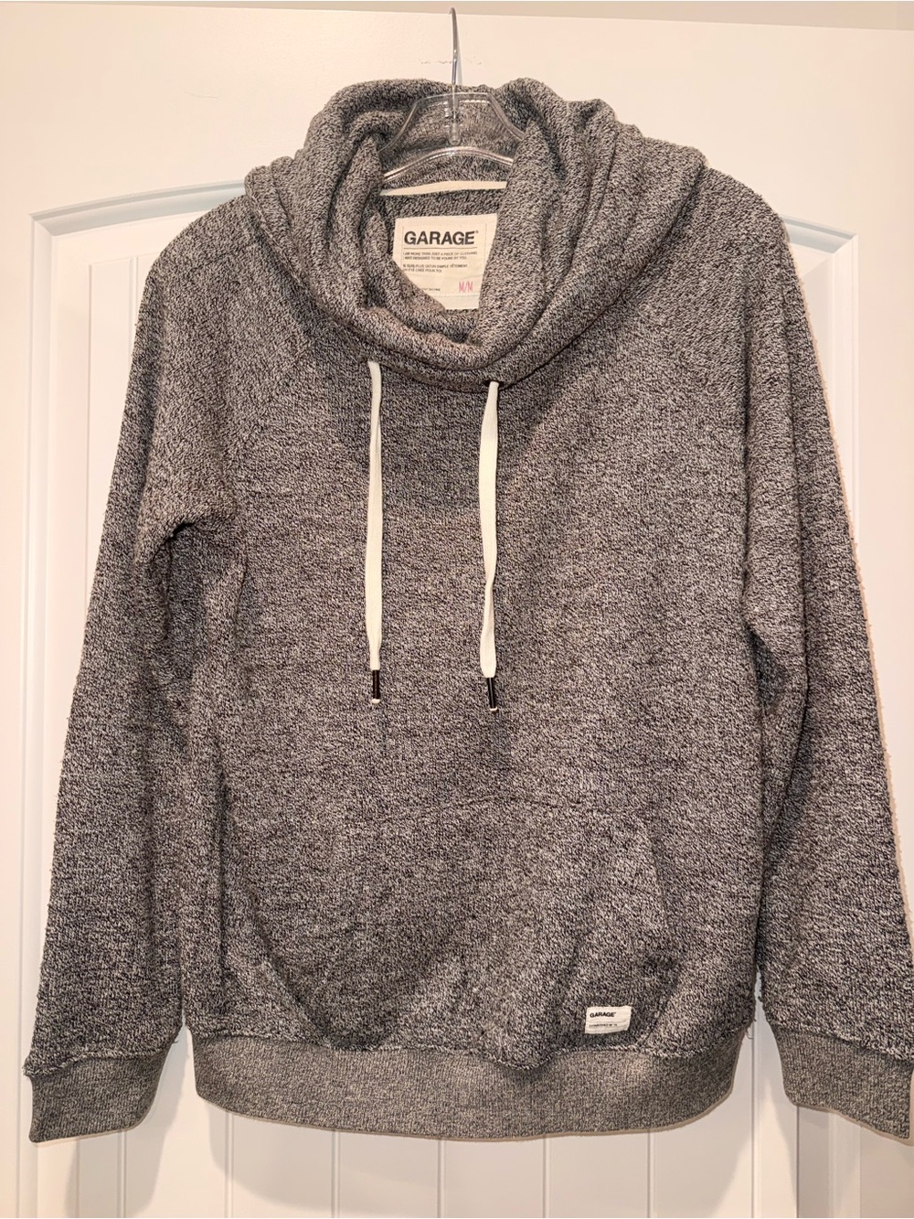Garage Women’s Gray Cowl-Neck Pullover Sweater